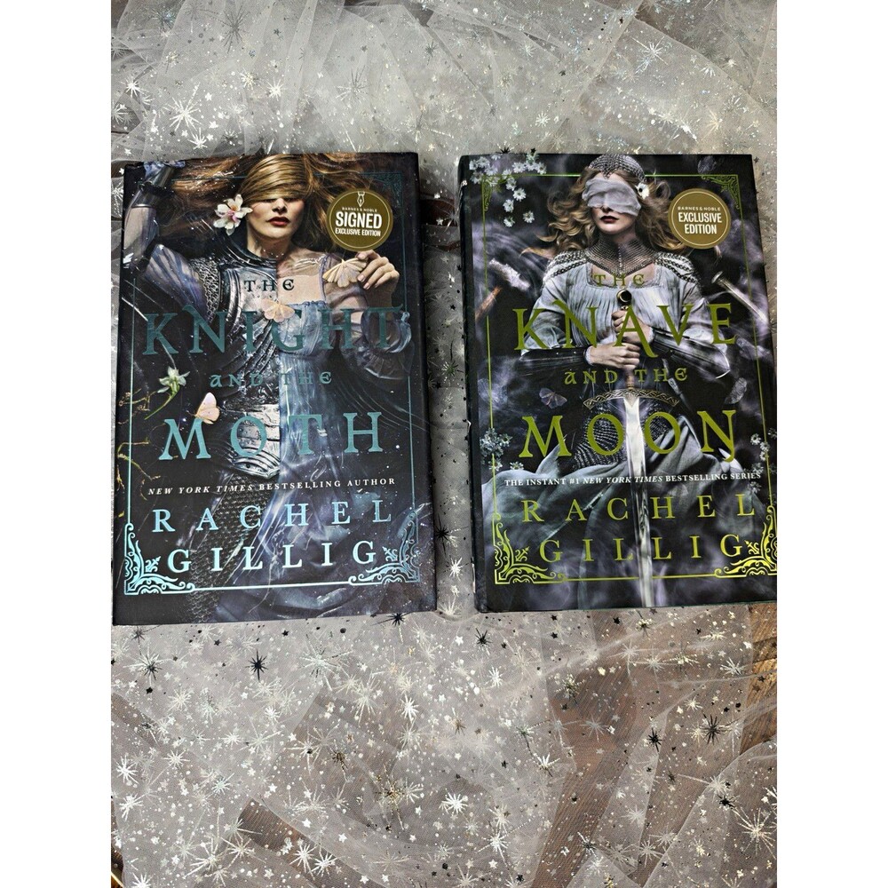 Rachel Gillig Signed Barnes & Noble Exclusive Knight and Moth + Knave Moon Set